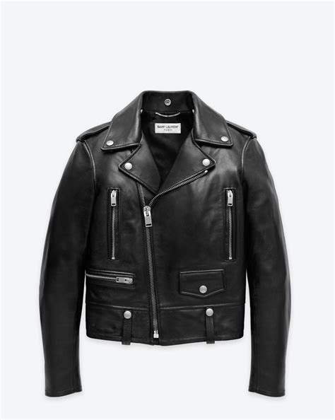 ysl leather motorcycle jacket|YSL leather jacket vintage.